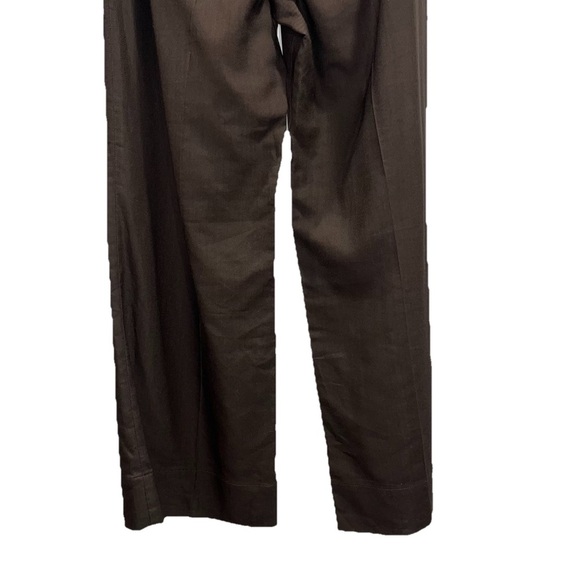 A.L.C. Tommy II Soft Suiting Pants Brown Size 4 Wide Leg Trousers Office NWT - Picture 11 of 14